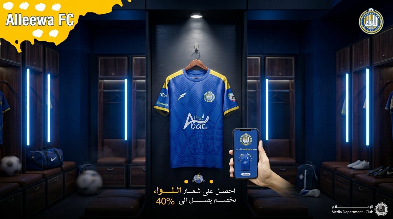 Alleewa FC Official Jersey - قميص نادي اللواء الرسمي